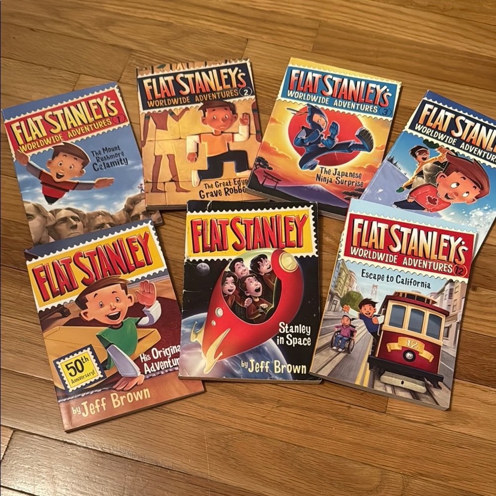 7 Flat Stanley books